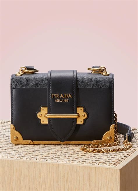 prada small cahier|Prada leather backpack.